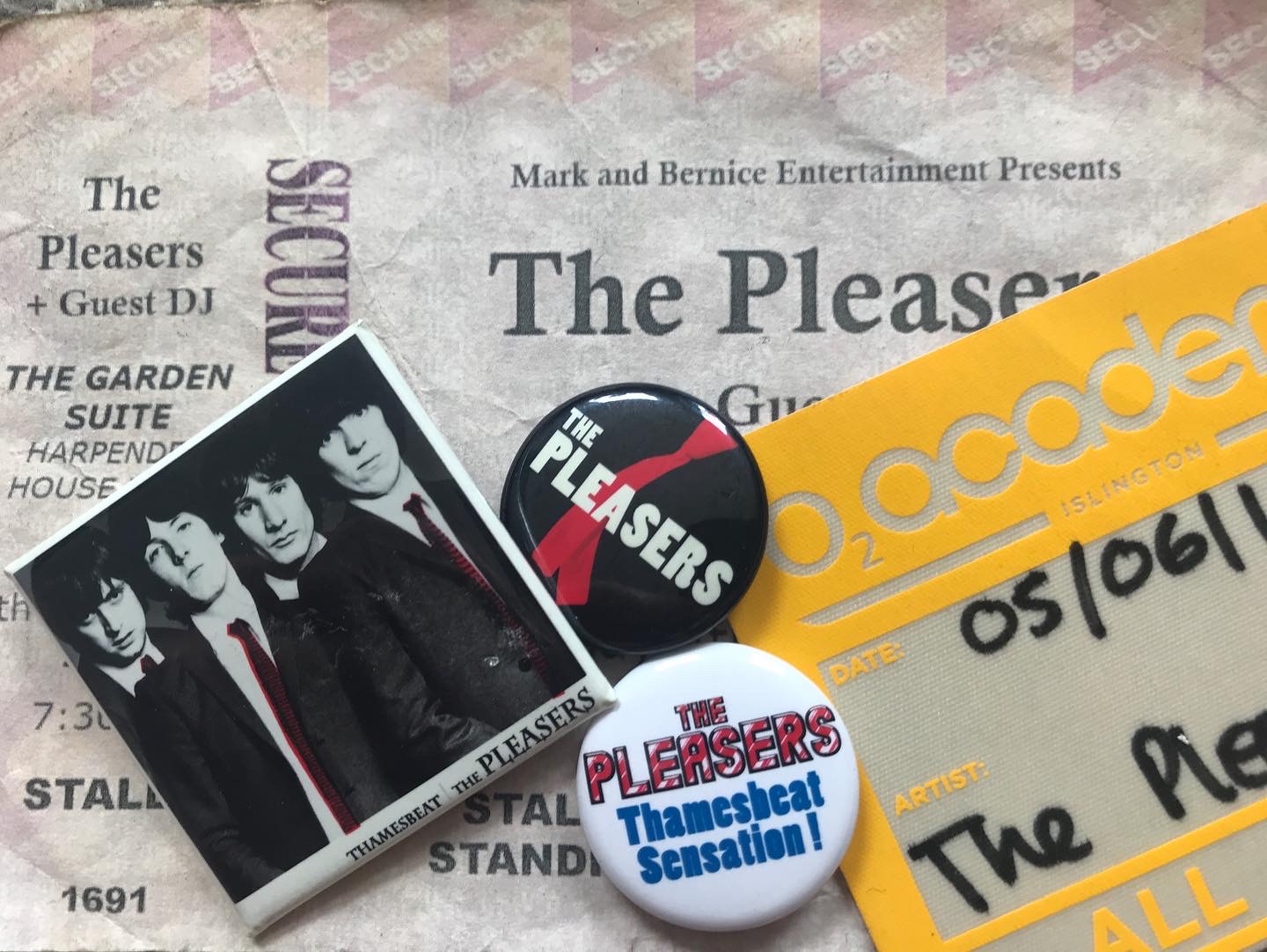 The Pleasers archive photograph