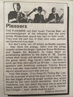 The Pleasers archive photograph