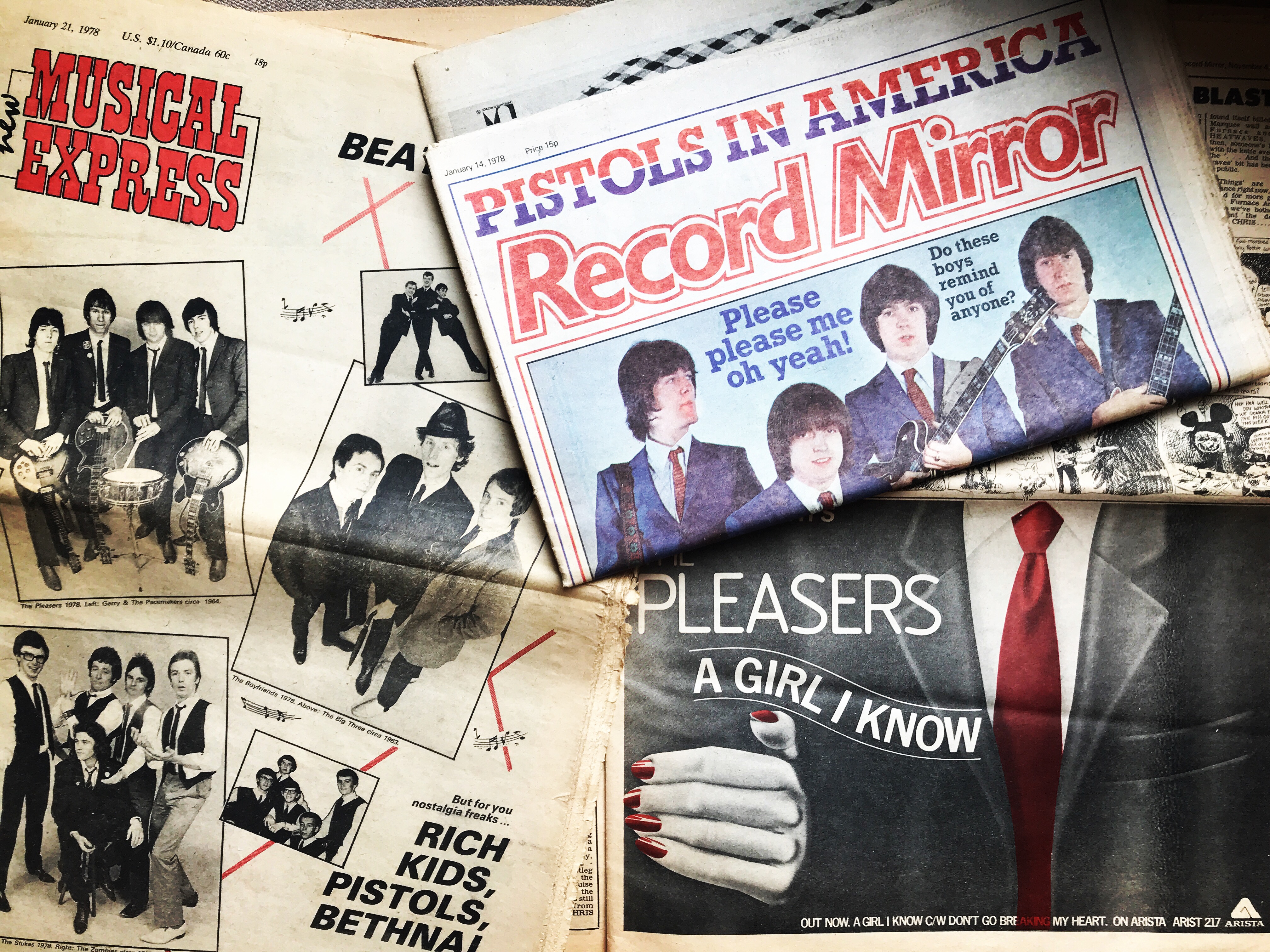 The Pleasers archive photograph