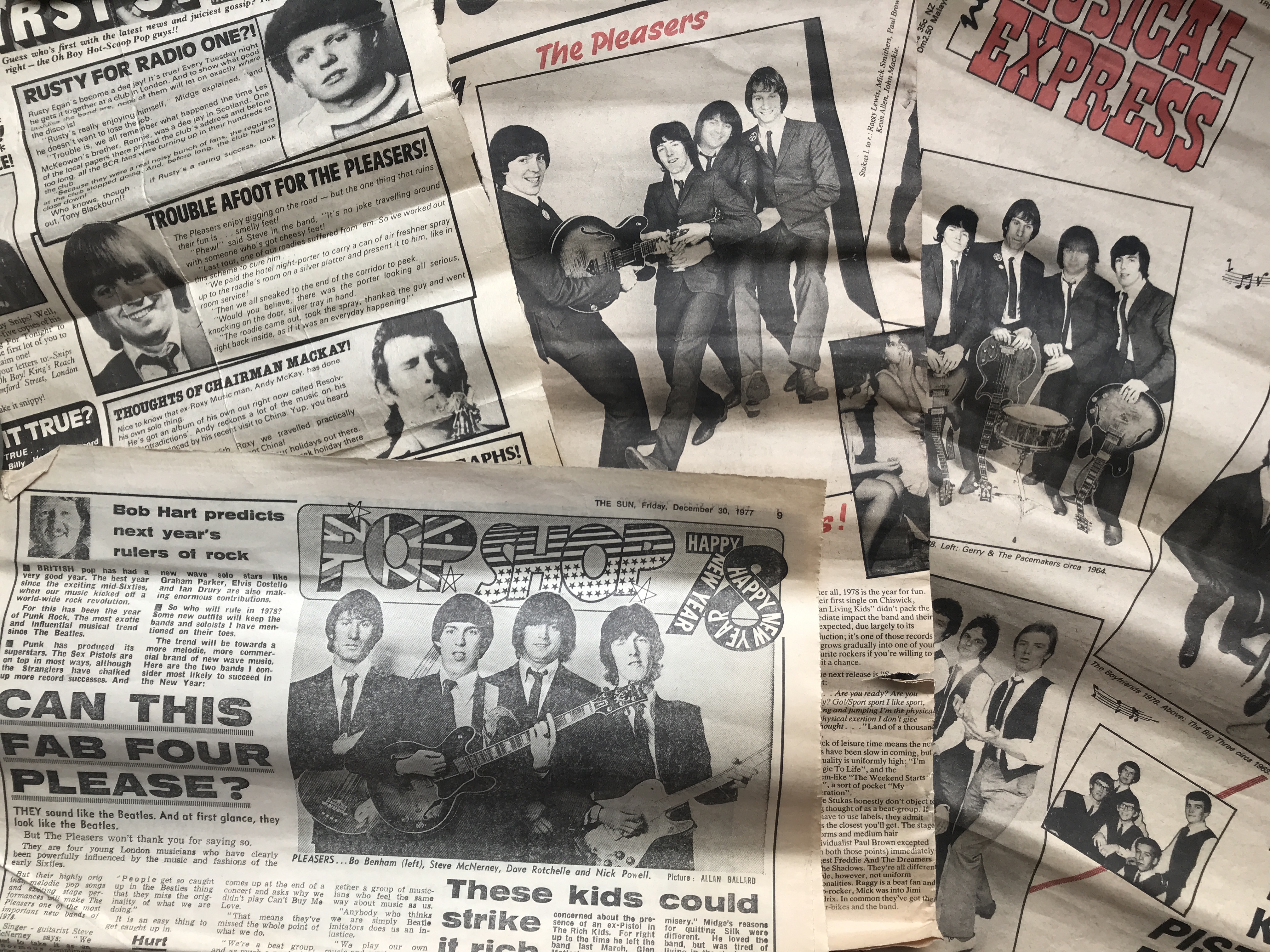 The Pleasers archive photograph